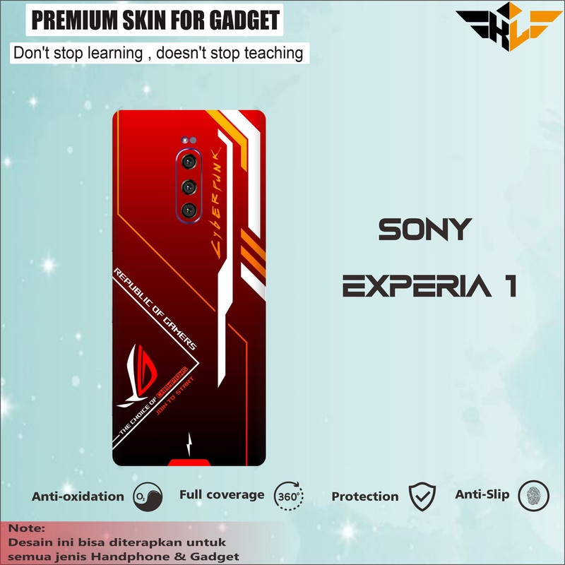 GARSKIN HANDPHONE SONY EXPERIA 1 ROG RED  (2PCS)