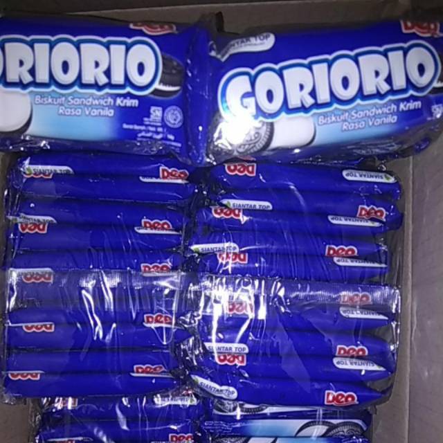 

GORIORIO biskuit sandwich krim 20x14gr