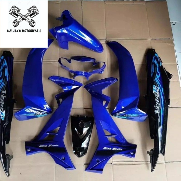 cover body Vega r new warna biru