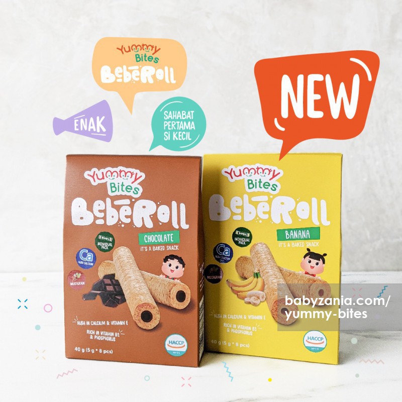 Yummy Bites BebeRoll Snack Bayi 40 gr