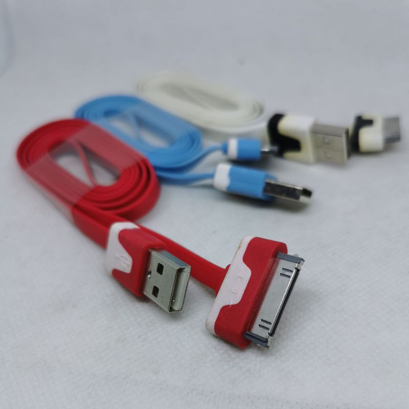 Kabel Data Charger Iph 4 Warna Random