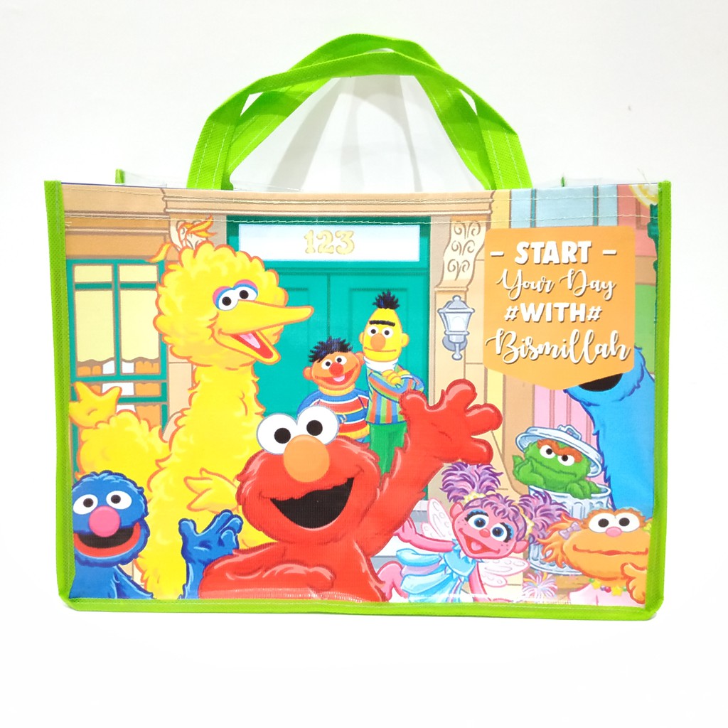 Tas Souvenir Ulang Tahun / Tas Ultah / Tas Souvenir / Jinjing Mika tebal Oscar / Goodie Bag-4