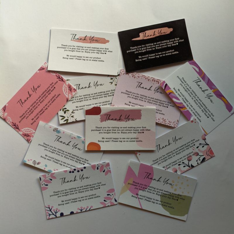 KARTU UCAPAN(50pcs)OLSHOP