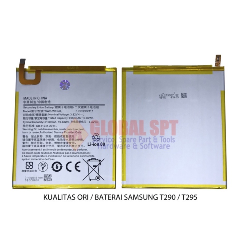 KUALITAS ORI / BATERAI SAMSUNG T290 / BATRE T295 / BATERE