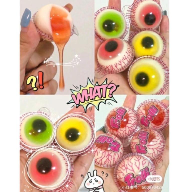 

NR7 [1PCS]Trolli Planet Gummy/Dragon Eye/Soccer Ball/Stella Ball/Duck Jelly/Sports Ball/Apel/Peach✴ (Ready)Stok banyak ➡