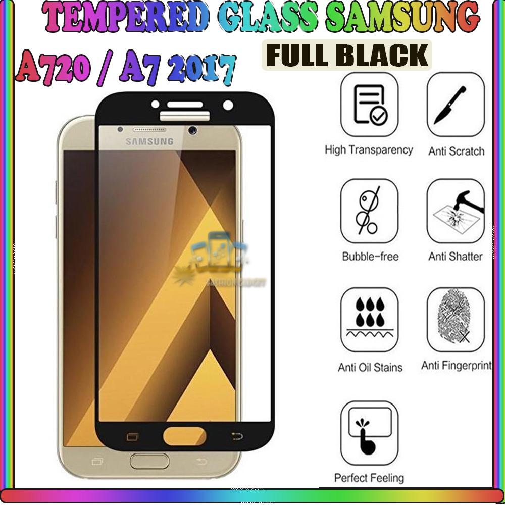 TEMPERED GLASS SAMSUNG A7 2016 SAMSUNG A710 SAMSUNG A7 2016 NEW SAMSUNG A720 SAMSUNG A7 2017 SAMSUNG A8 SAMSUNG A9 PRO ANTI GORES KACA TEMPER GLASS