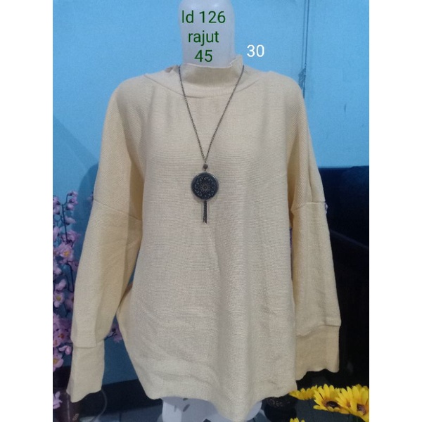 thrift rajut tebal/switer rajut,