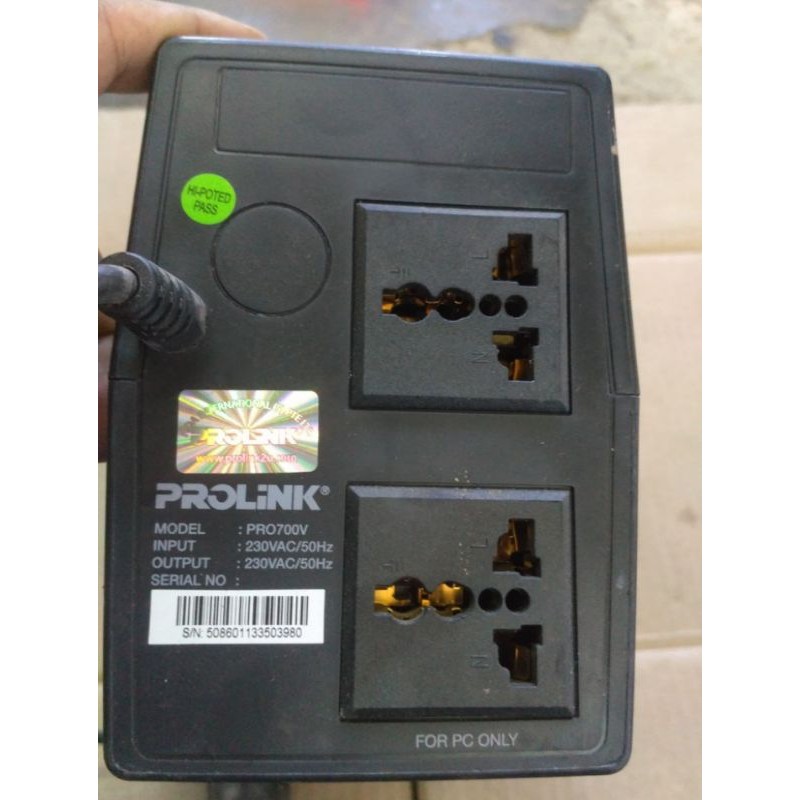 Bekas Ups Prolinik Pro 700 Mesin Normal tinggal ganti aki