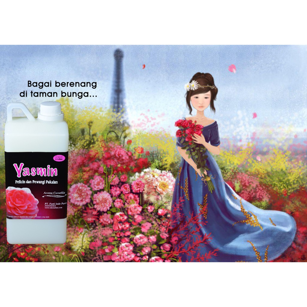 YASMIN Parfum Laundry Setrika 1 Liter Gojek