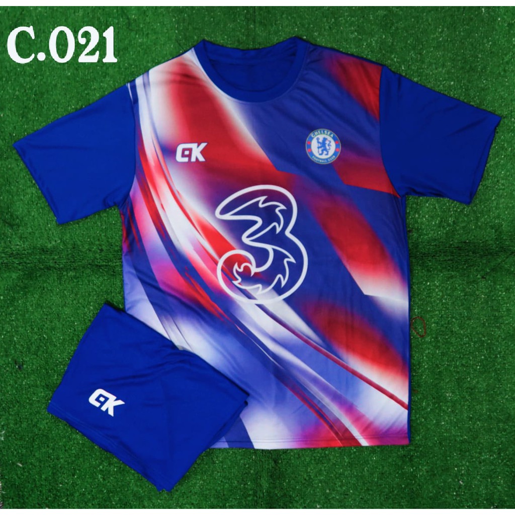 Kaos bola printing/Jersey bola printing-baju trainning -kostum olahraga-futsal