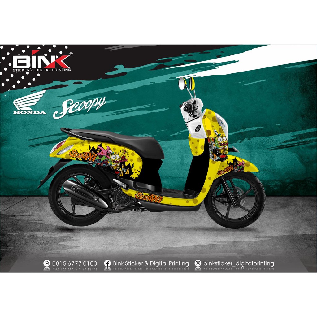 Sketsa Motor Scoopy / Jual Standar Samping Nth Ory Beat ...