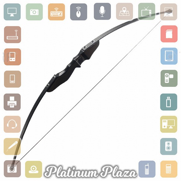 Busur Panah Powerful Recurve Archery Bow 40 LBS - 36215 - Black`UTJFKC-