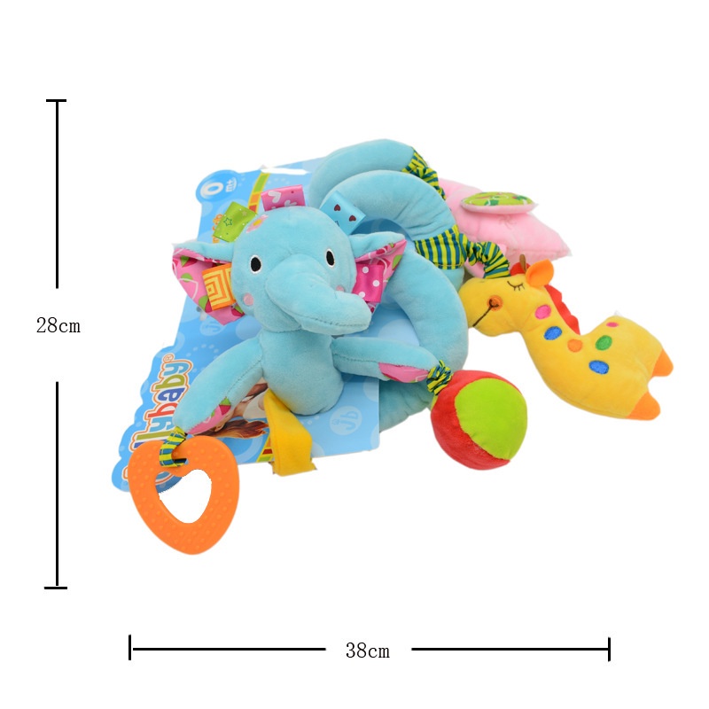 [BIG SALE] Boneka Lilit Spiral Mainan Gantung Sensori Edukasi Bayi Stroller Tempat Tidur Box Bayi