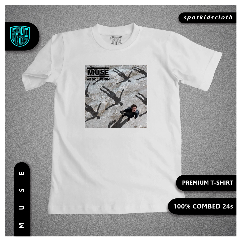 Kaos Band Muse / Kaos Band Anak / Kaos Musik Anak / Kaos Polos Anak