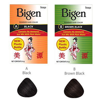 Bigen Powder Hair Color - Bigen Powder Hair Dye Cat Rambut Bigen 6 gr