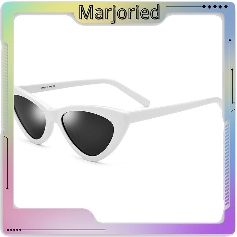 Kacamata Hitam 2020 Korean Ulzzang Triangle Vintage Cat Eye Sunglasses Women Men-MJD