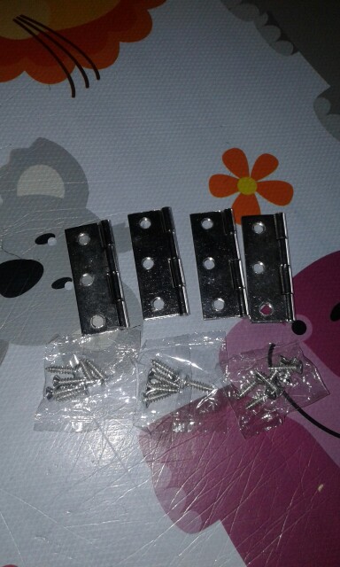 Engsel Kupu Mini Kecil 2 Stainless Pintu Lemari Kayu Kotak Box Peti Eak