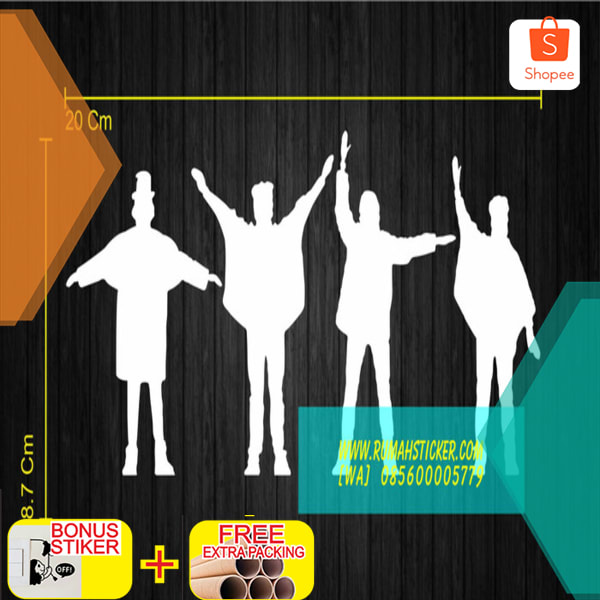

Sticker / Stiker Cutting Logo The Beatles Keren