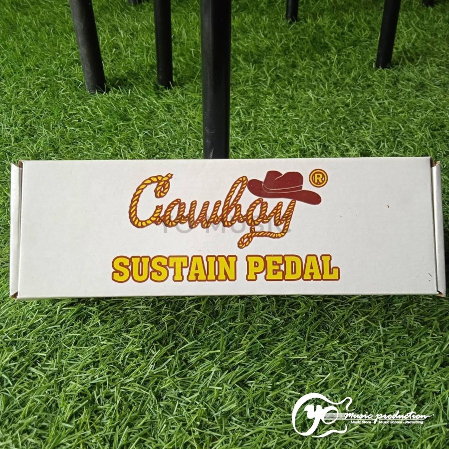 Sustain Keyboard Pedal Sustain Cowboy Silver/Gold Platted Original
