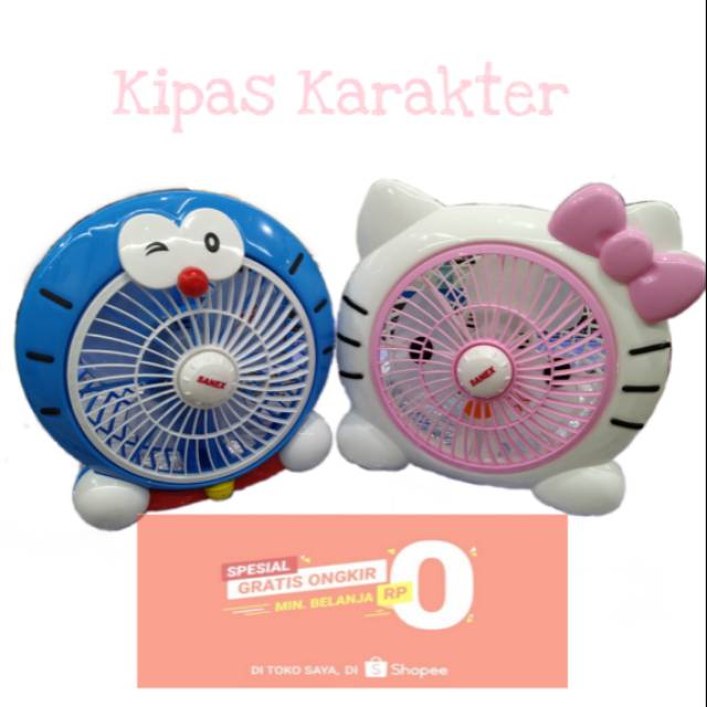 Kipas Angin Meja Sanex- Kipas Angin Karakter - Kipas Karakter