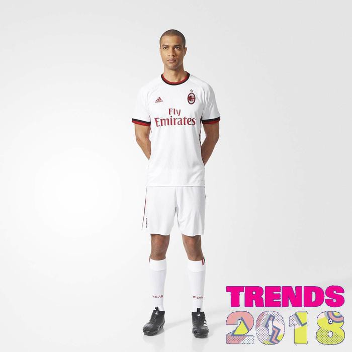 Jersey Bola / BAJU BOLA AC MILAN AWAY 2017/18 - Grade Ori