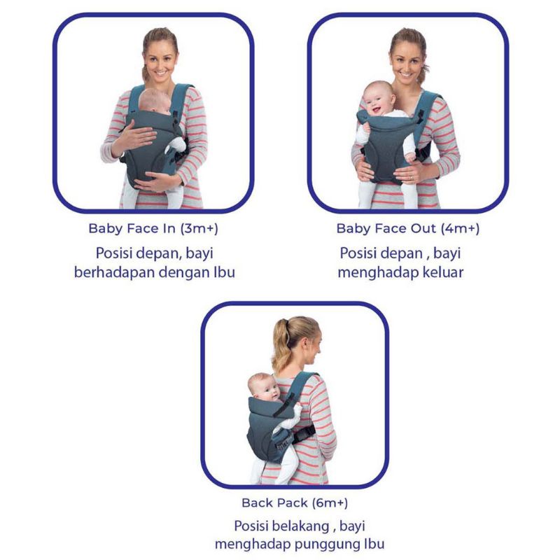 BC009 Baby Safe Baby Carrier/ Gendongan Bayi Baby Safe