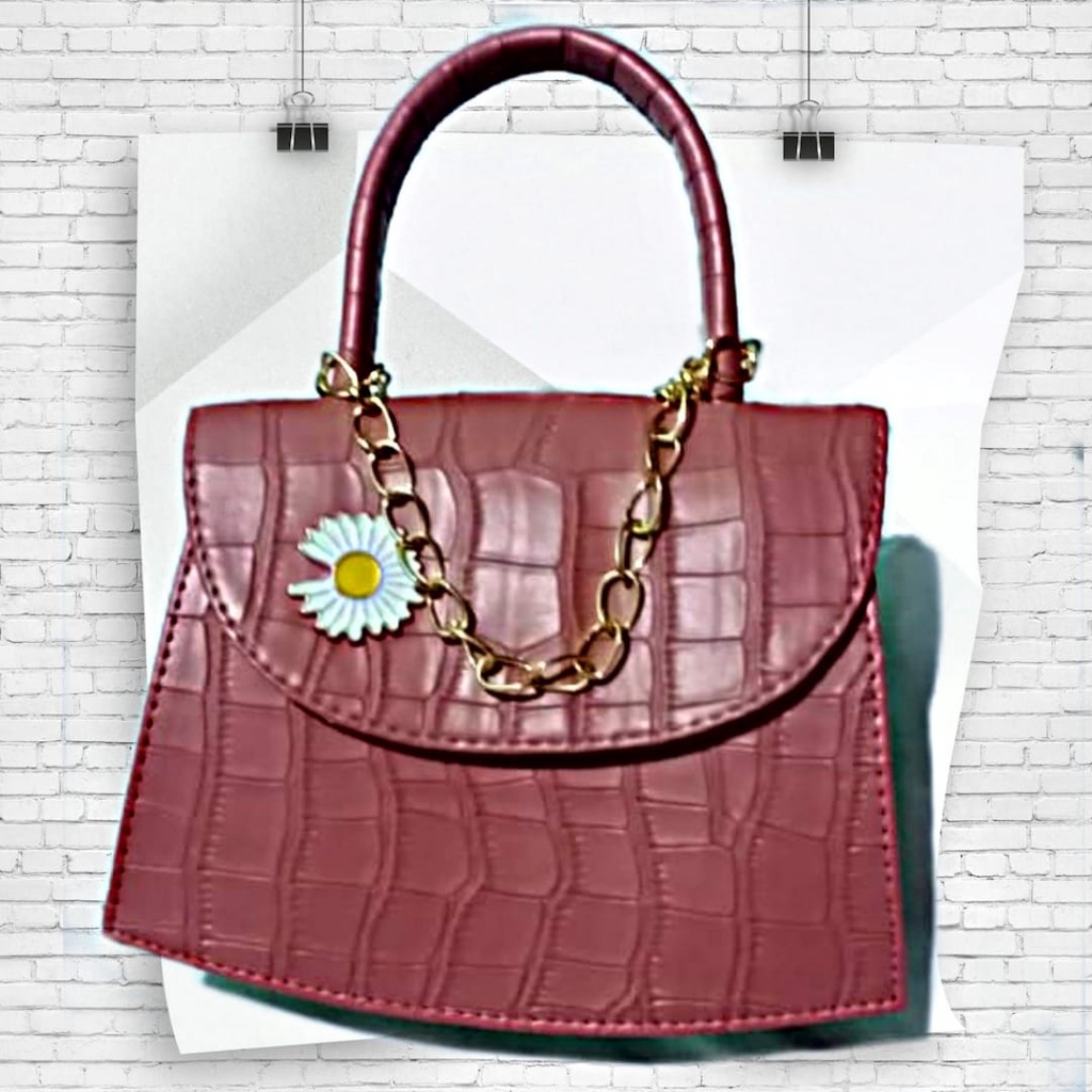 Tas DAISY FLOWER / Tas Andin Ikatan Cinta / Micro Croco Bag /Tas Wanita / Tas Selempang Wanita
