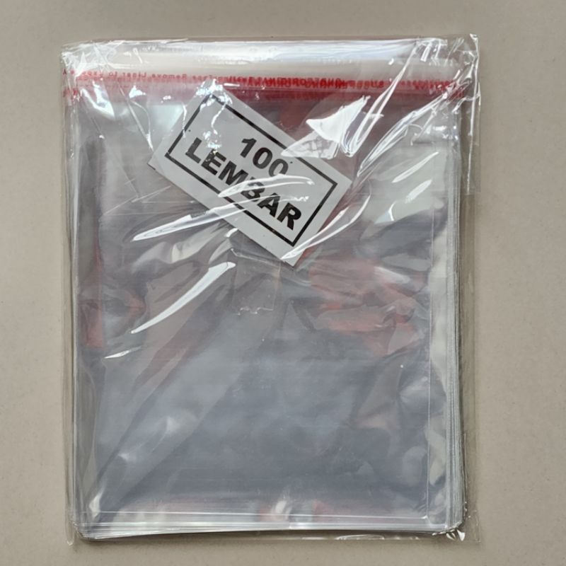 Plastik OPP Uk 11x11 (Dengan Seal/Perekat/Lem) - Plastik Roti / Plastik Kue Basah/ Plastik Gorengan