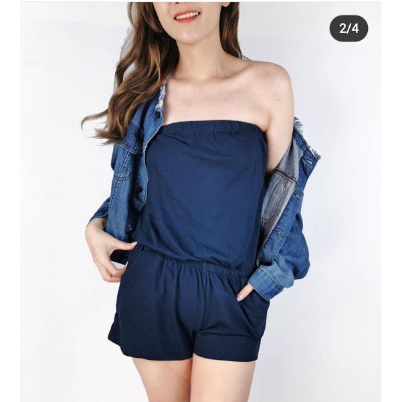 Old navy marled cotton playsuit