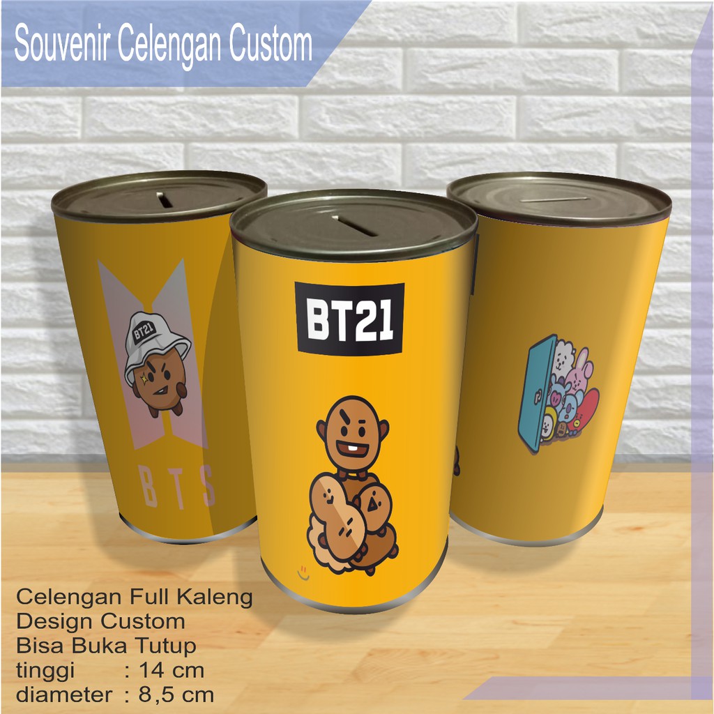 Celengan Kaleng Buka Tutup