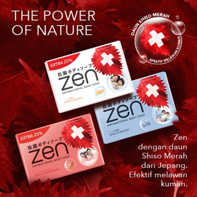 Sabun Zen Antibacterial Body Soap/Sabun Mandi