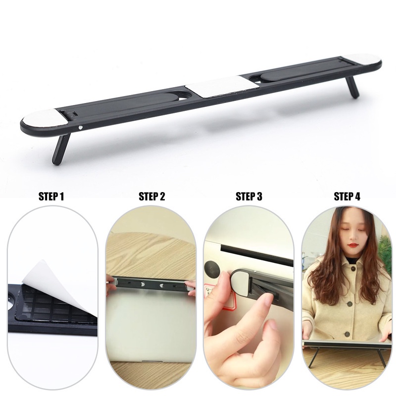 Stand Holder Laptop / Notebook Universal Portable Bisa Dilipat Dengan Perekat