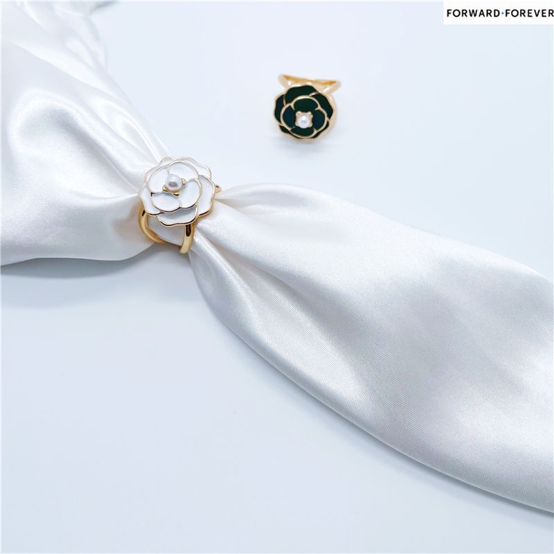 Bros Peniti Desain Bunga Kamelia Hias Berlian Imitasi Untuk Wanita M40273