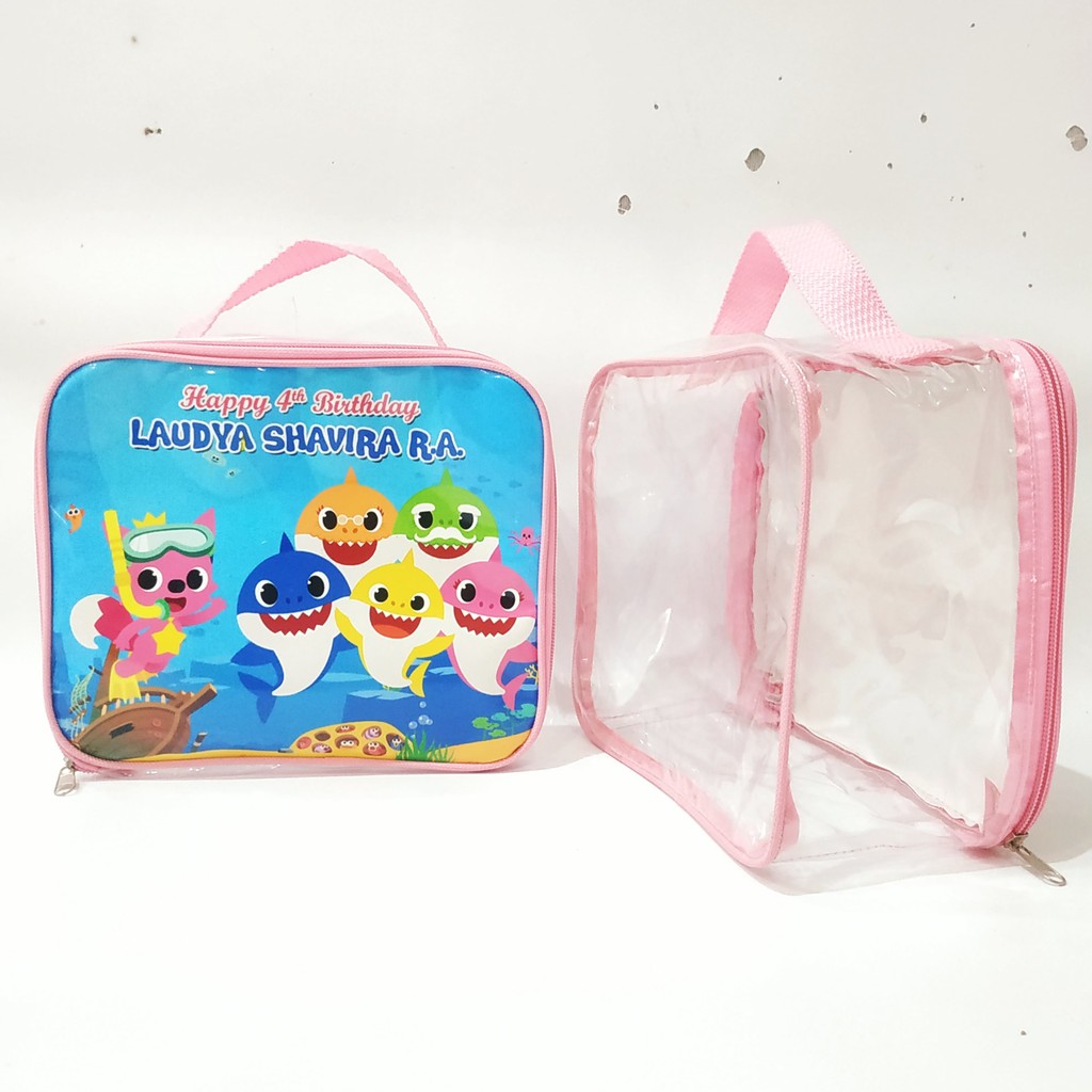 TAS SOUVENIR ULANG TAHUN / Tas bekal mika tebal / Goodie bag / tas souvenir / tas ultah / TAS MIKA-1