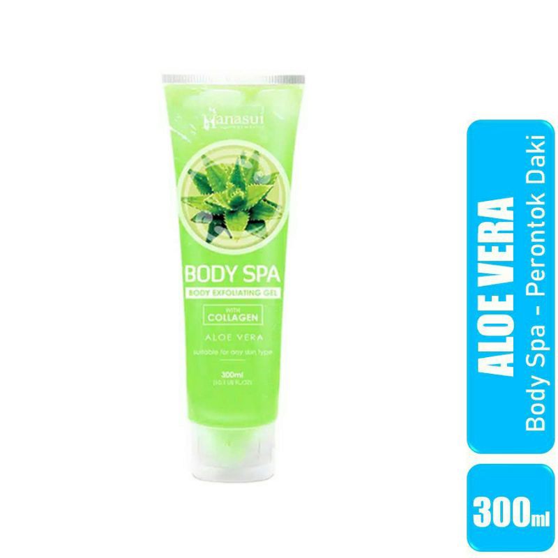 [BPOM] HANASUI Body Spa Exfoliating Gel with Collagen 300ml