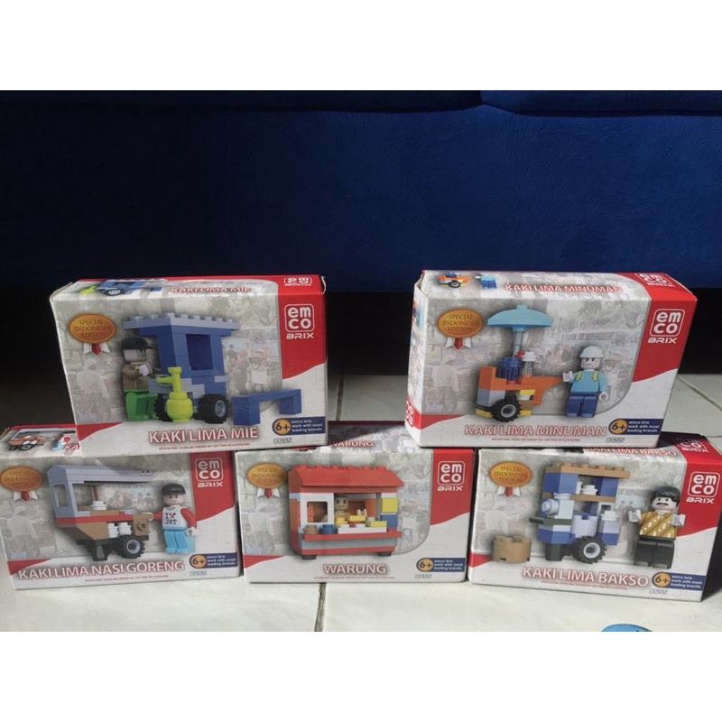 Lego Pedagang Kaki Lima Merk EMCO