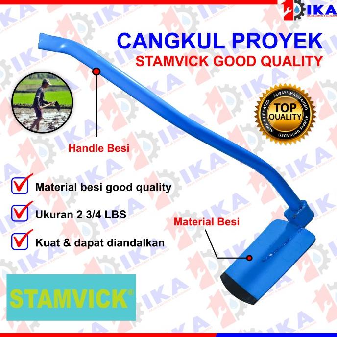 Stamvick Pacul Cangkul Gagang Besi Panjang Cangkul Sawah Cangkul Tanah