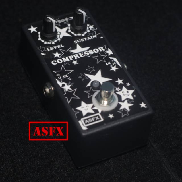 Efek gitar Compressor ASFX murah pedal stompbox kompresor AS Effect