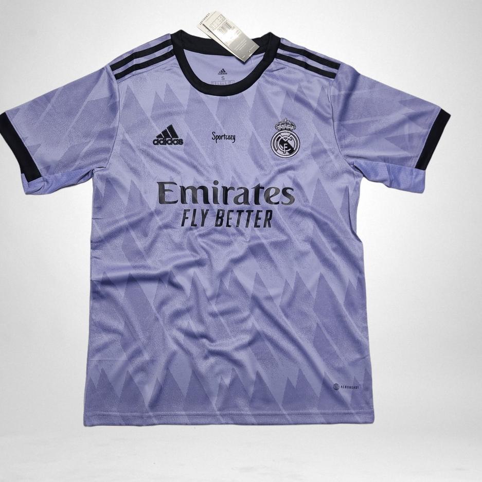 Jersey Real Madrid Away 2022 2023 Grade Ori Import Baju Sepak Bola Madrid Pria "SGL. 84"