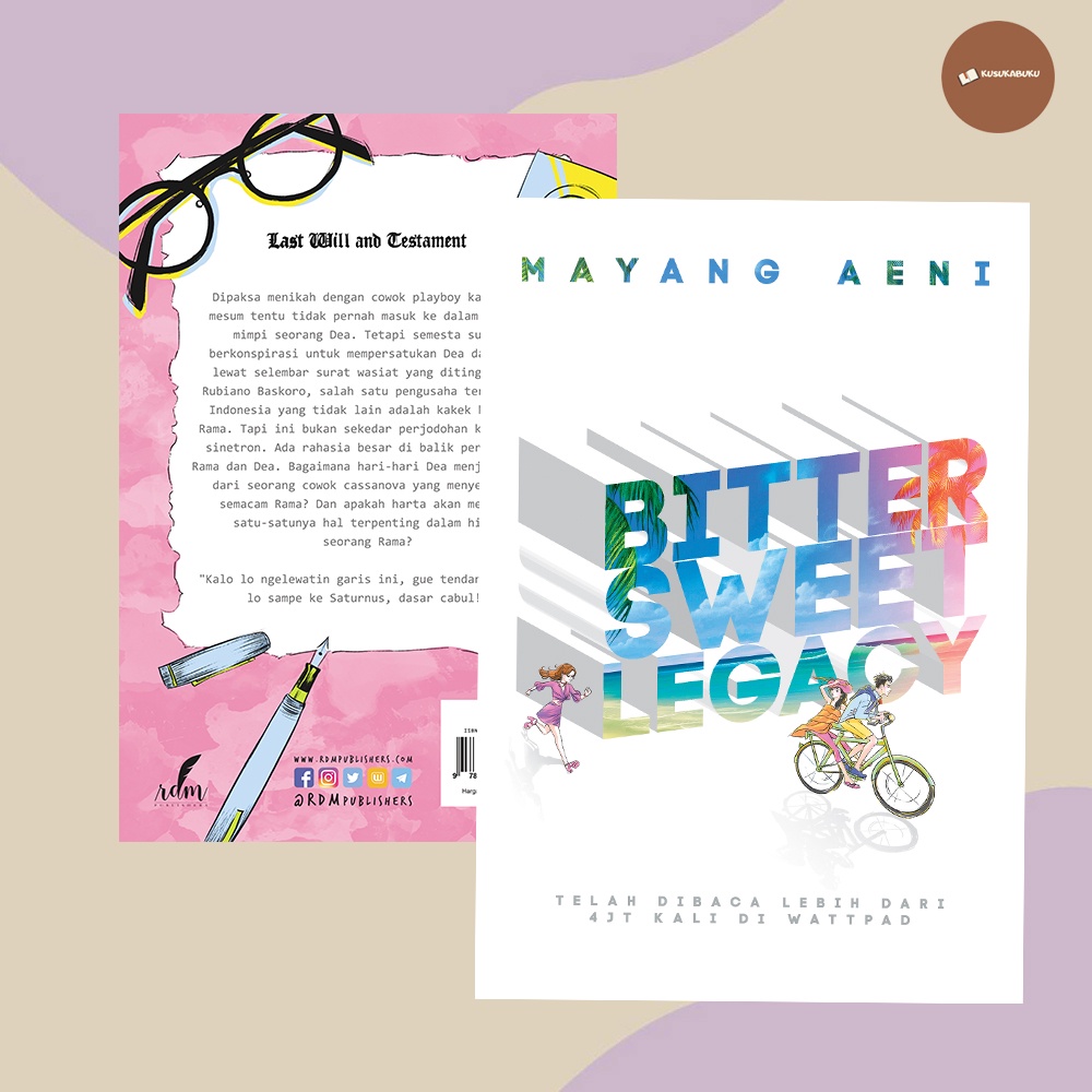 Buku Novel Bitter Sweet Legacy