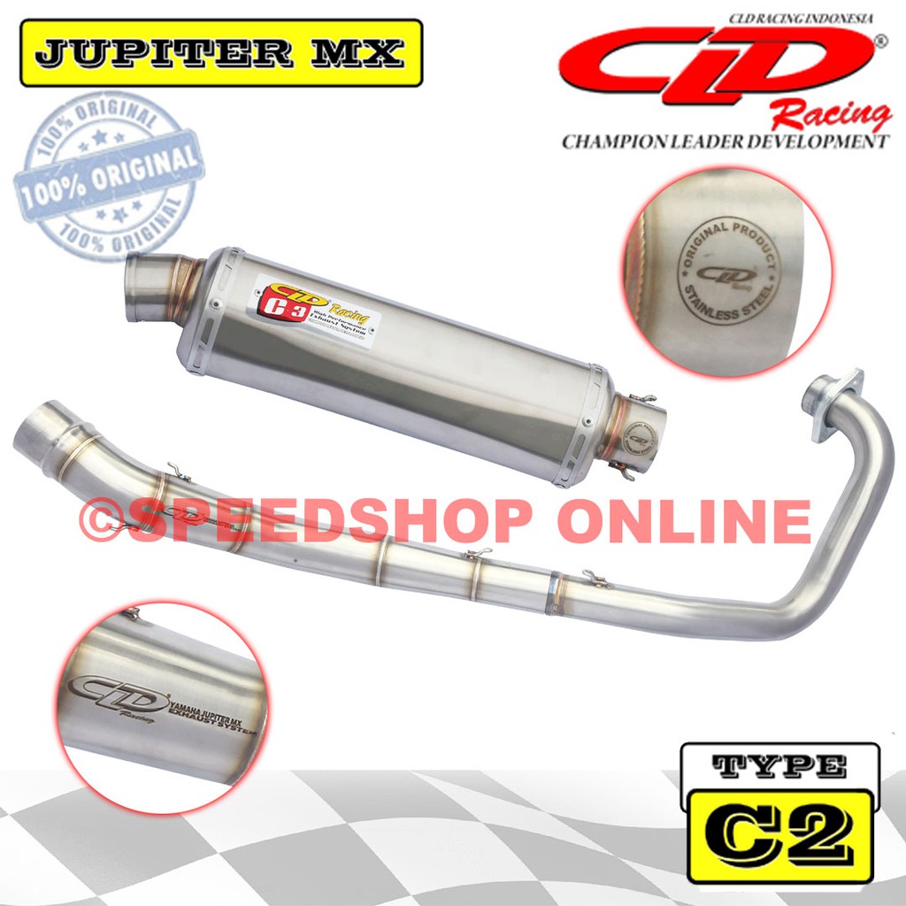 knalpot cld yamaha jupiter mx original type c2