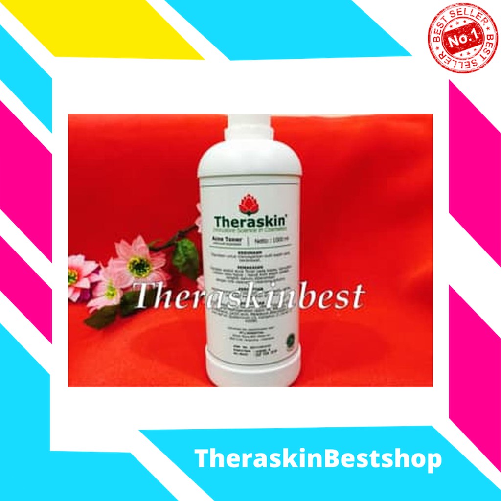 Theraskin Acne Toner 1000 ml ( 1 liter) BPOM, Garansi Produk Resmi