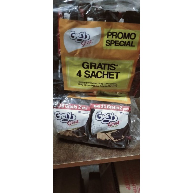 

GERY SALUT MALKIST COKLAT EDISI SPECIAL PROMO / EXTRA ISI 4 PC / LEBIH UNTUNG