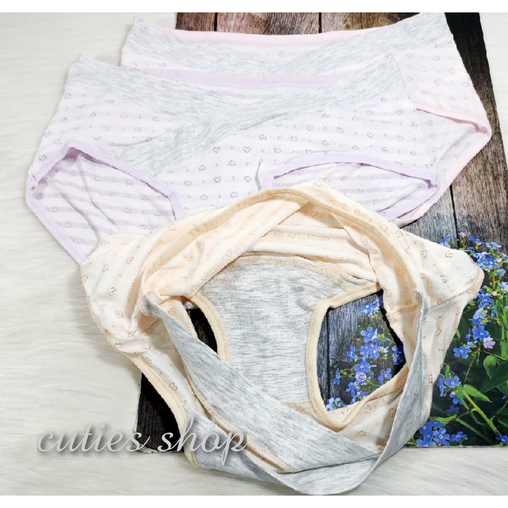 CELANA DALAM BUMIL 3-9BULAN BAHAN KATUN MOTIF