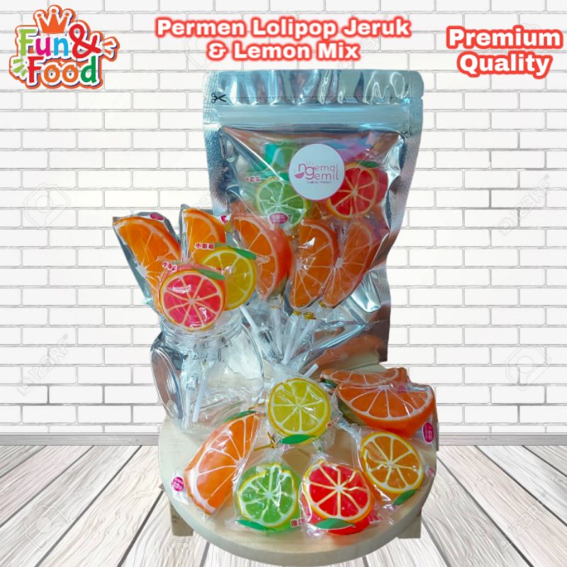 

Permen Lolipop Jeruk Lemon Buah Mix Sugar Rush Lolipop Buah Mix Kualitas Premium