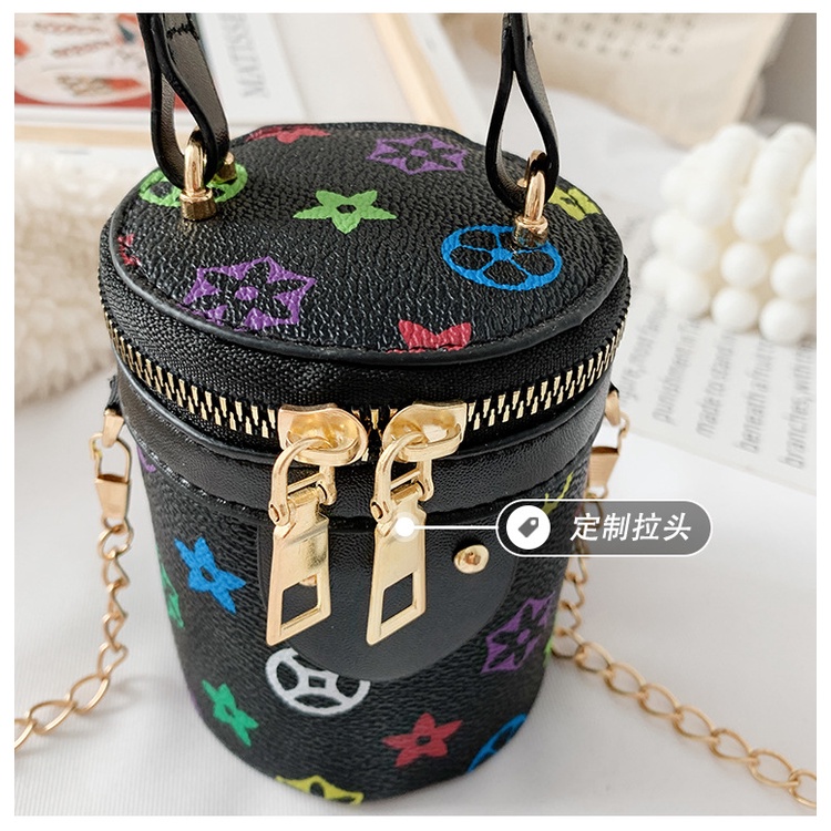 Khatinstore Tas Anak / Remaja / Perempuan / Laki Laki / Tas Selempang Anak / Sling Bag / Kids / Bentuk Tabung / Lucu / Terbaru 2022 / Import - 252