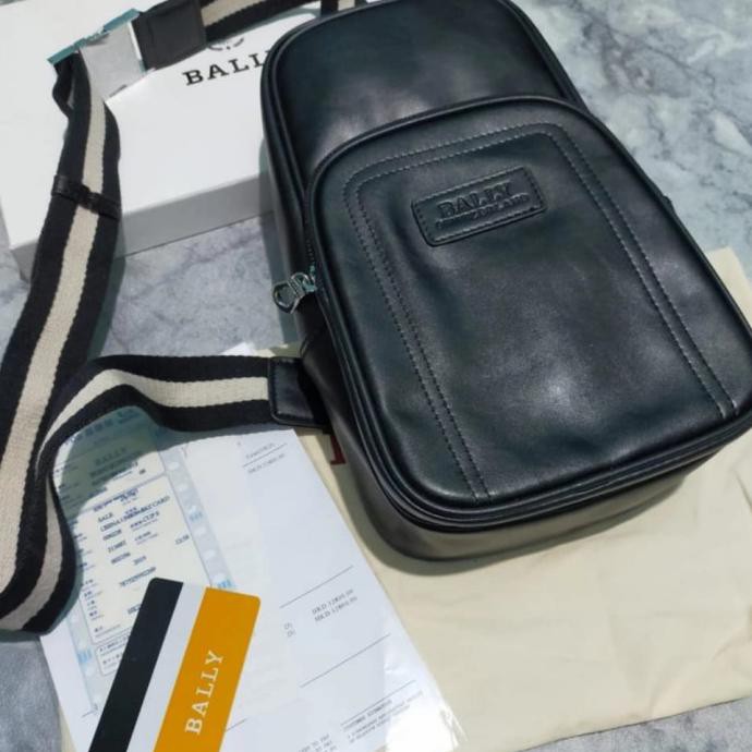 TAS BALLY KULIT / SLINGBAG BALLY FULL LEATHER / TAS BALLY PRIA KULIT