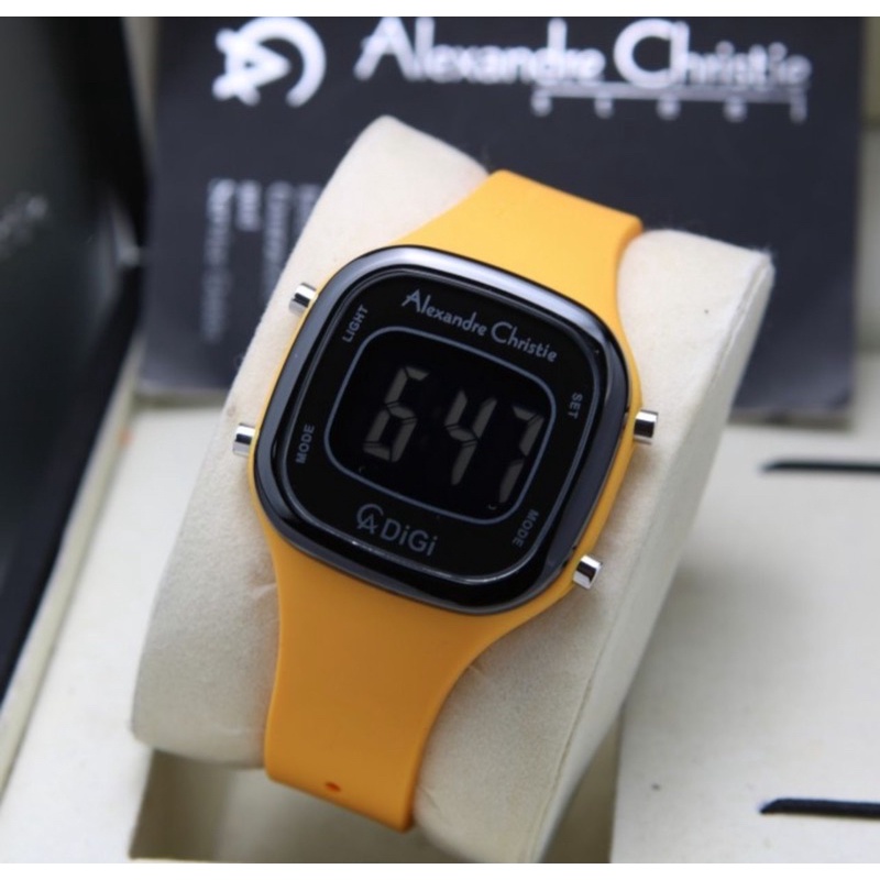 JAM TANGAN ALEXANDRE CHRISTIE AC 9336 WANITA!! MURAH MERIAH GARANSI RESMI!-YELLOW