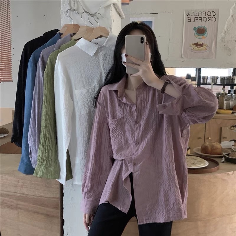 kemeja wanita/kemeja casual/kemeja oversize wanita