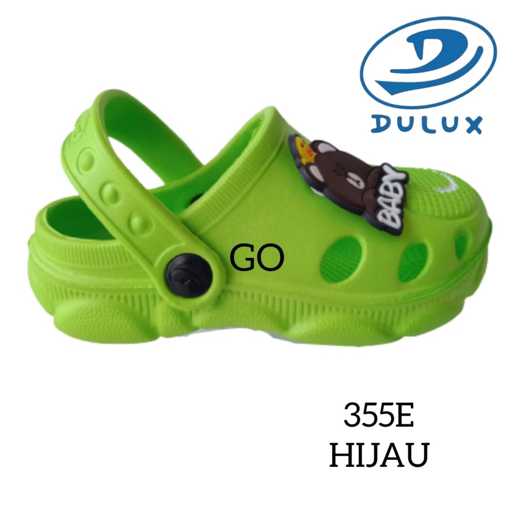 gof DULUX 355E Sandal Baim Balita Baby Bear Tali belakang Sandal Anak Laki Laki Cowok Karakter Line Baby